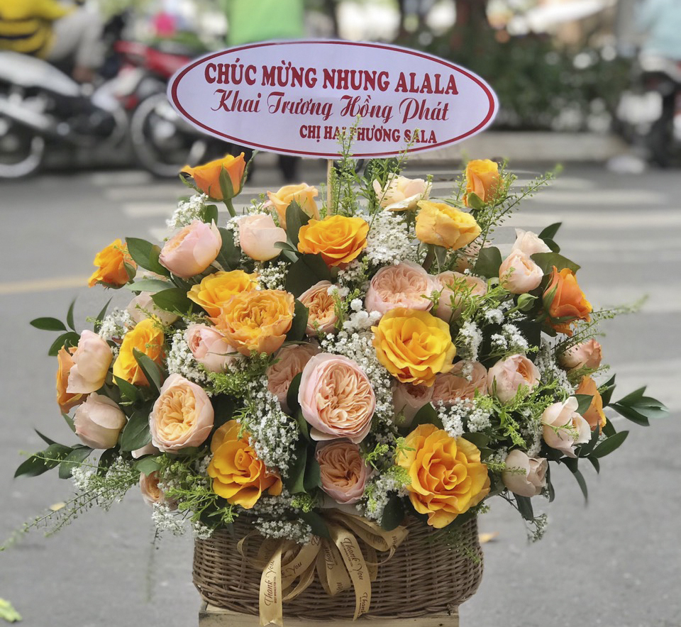 Gửi hoa chúc mừng tại Hà Nội